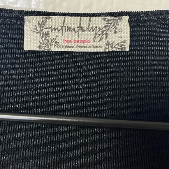 Free People Turnt Thong Bodysuit Black Intimately Free size L - Picture 5 of 8